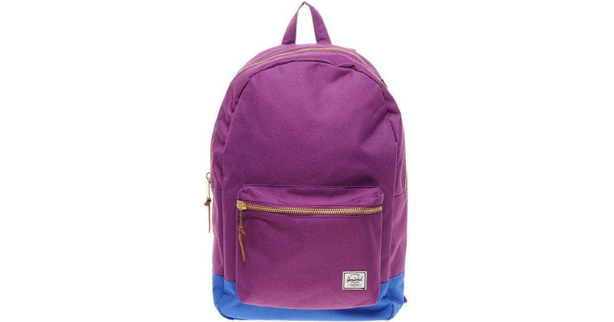 Lyst - Herschel Supply Co. Settlement Backpack in Purple