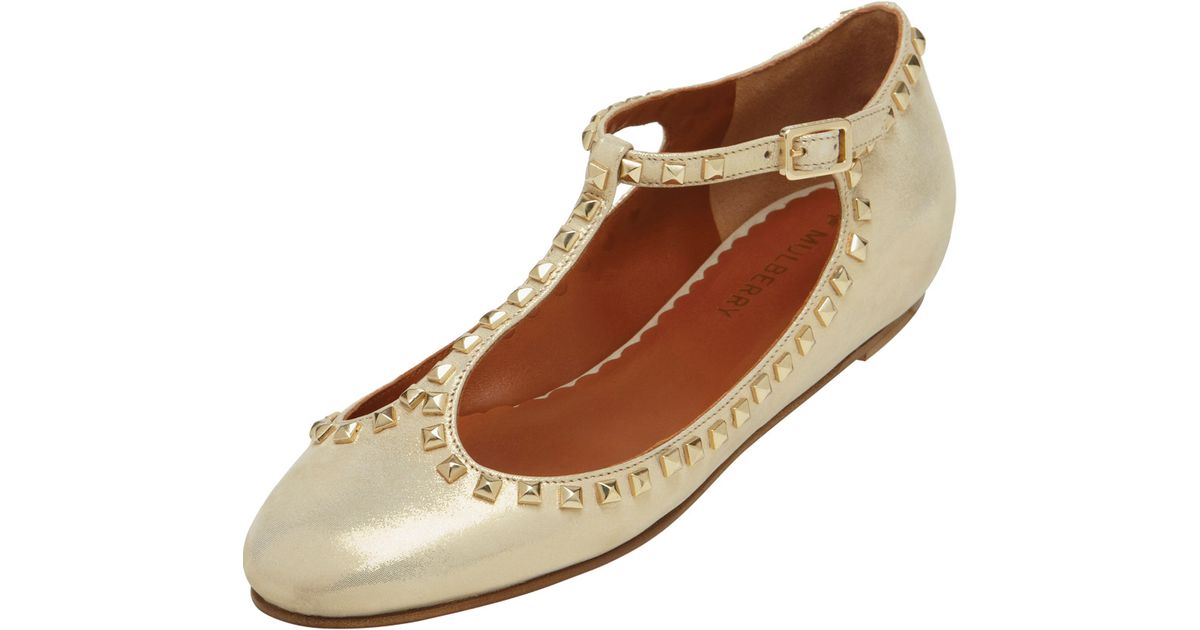 mulberry ballerina pumps
