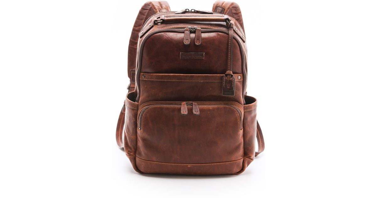 Lyst - Frye Logan Backpack in Brown