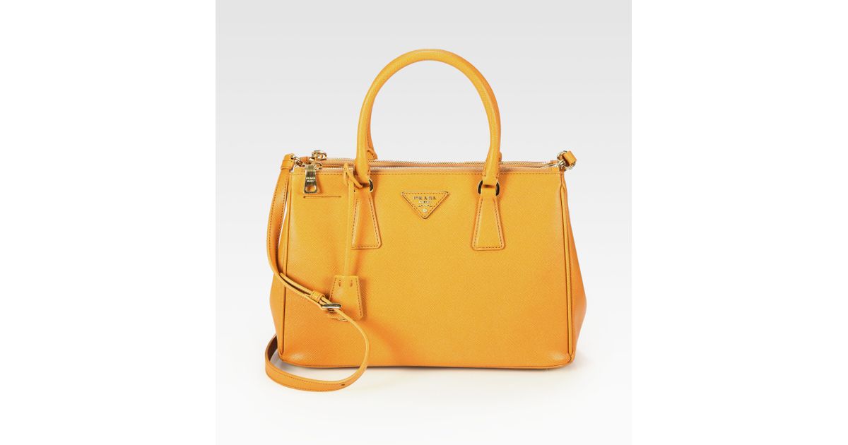 prada saffiano orange