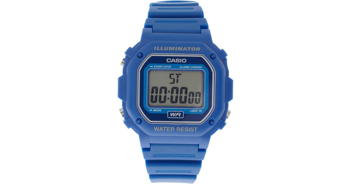 casio illuminator blue