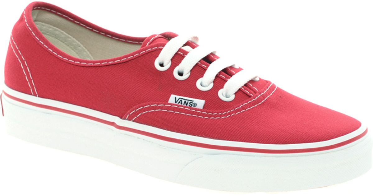 red classic vans