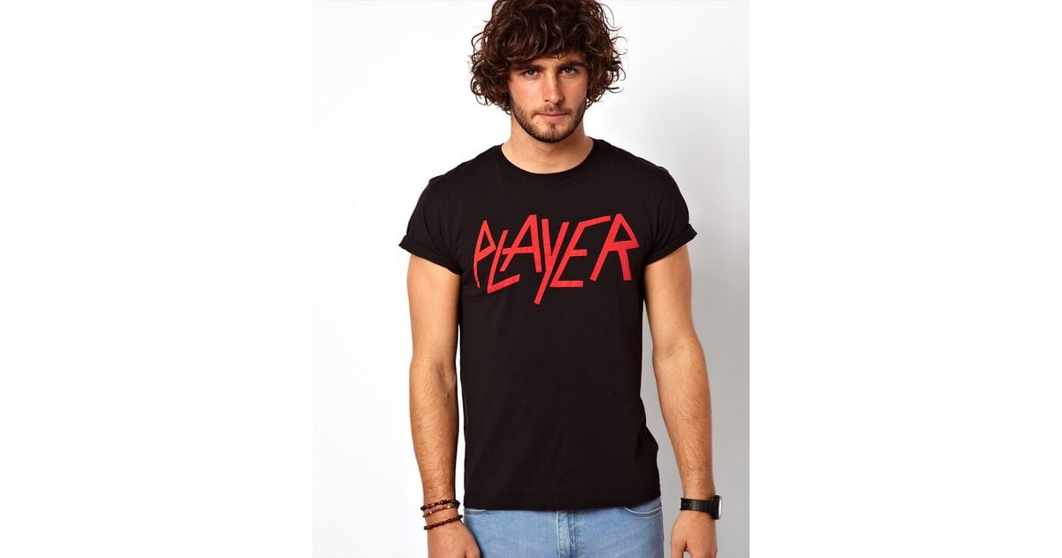 Lyst Asos T Shirt With Player Print In Black For Men