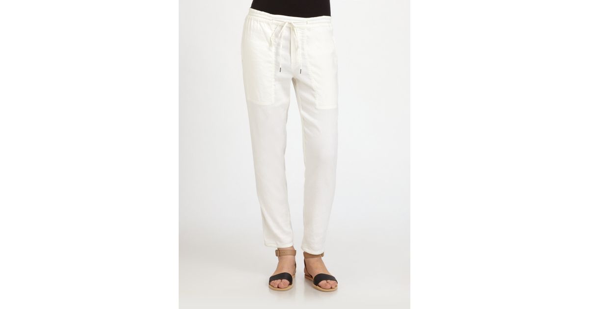 jogger linen pants