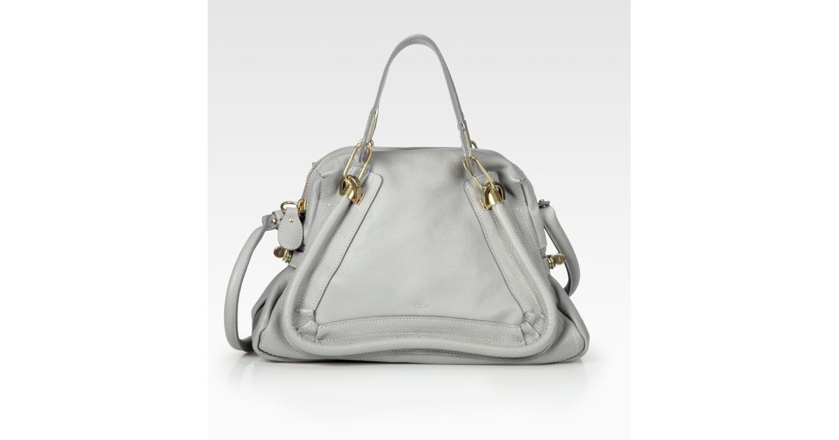 see by chloe bags shop online - Chlo Paraty Medium Tote in Gray (cashmere grey) | Lyst