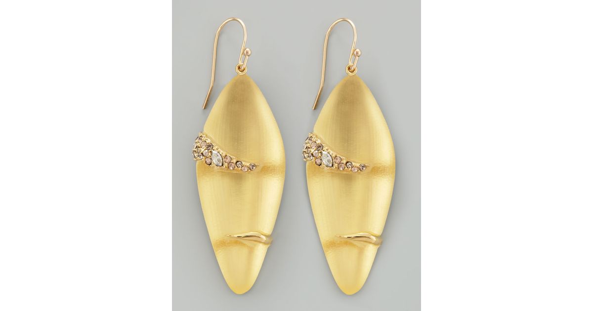 Lyst Alexis Bittar Durban Small Lucite Earrings In Metallic
