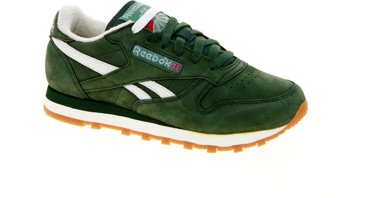 reebok classic trainers green