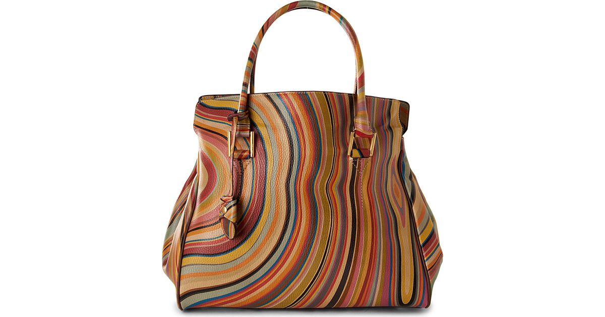 Paul Smith Globe Swirlprint Tote Lyst