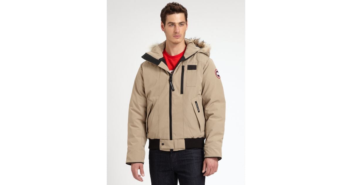 Canada Goose chateau parka replica official - Canada goose Borden Fur-trimmed Puffer Jacket in Brown for Men ...