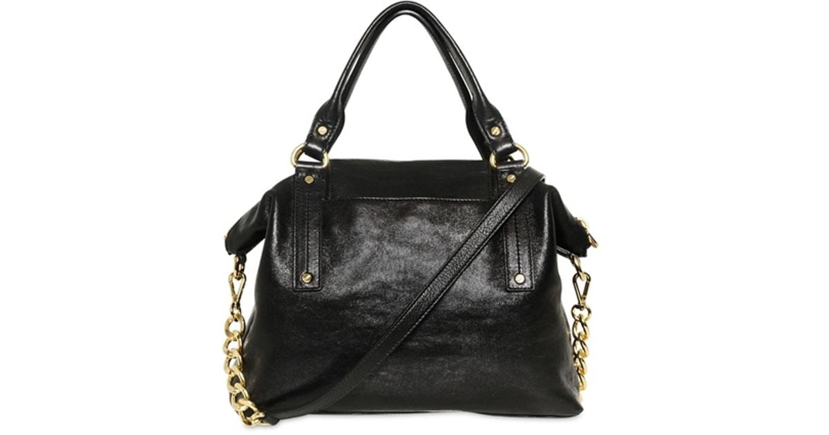 Lyst Michael Kors Hamilton Soft Leather Top Handle Bag In Lyst Michael Kors Hamilton Soft Leather Top Handle Bag In Black
