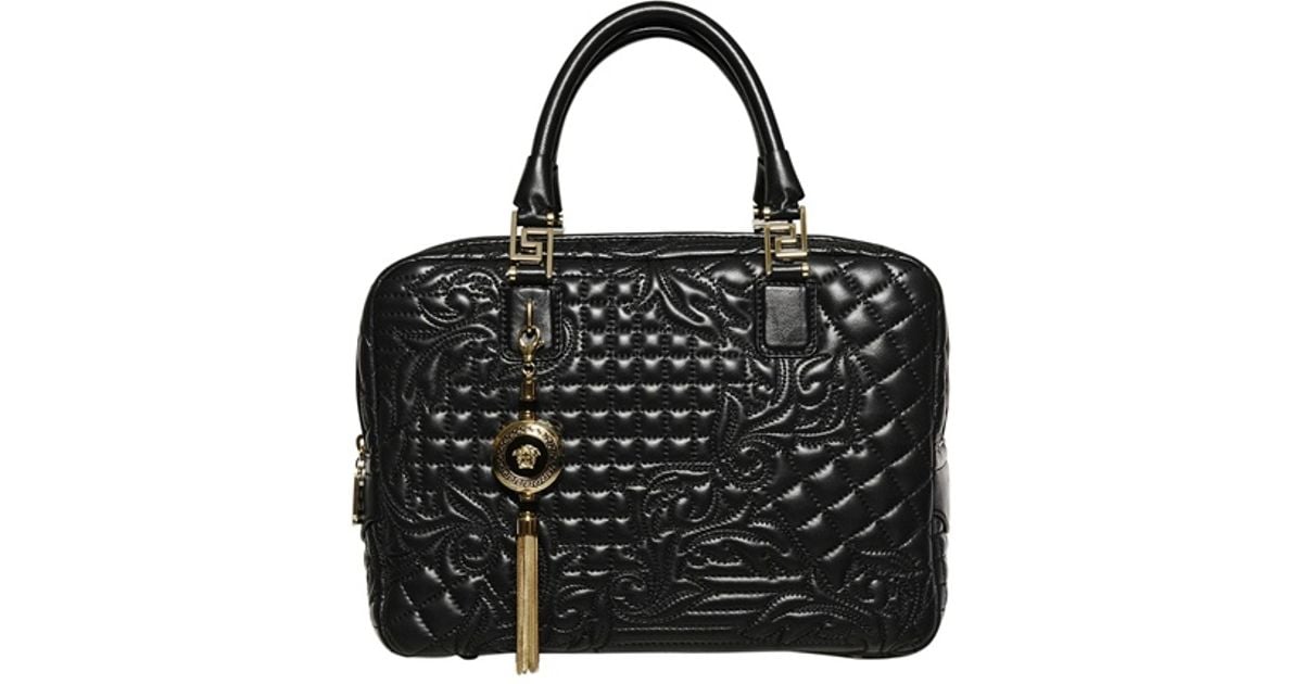 black versace bag