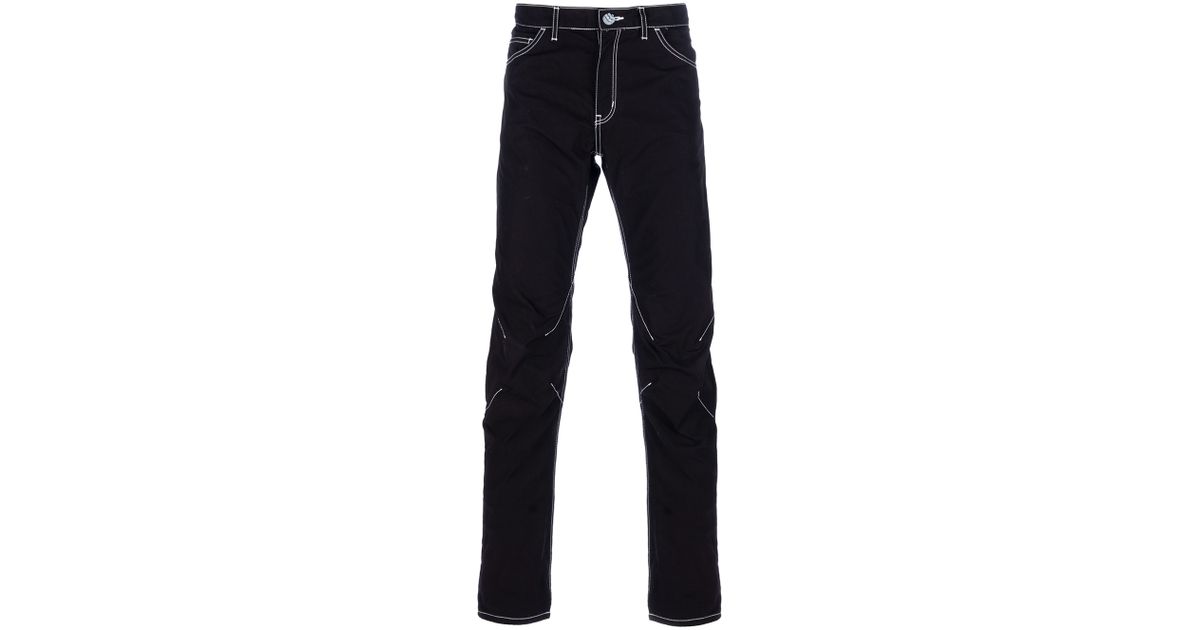 Lyst - Comme Des Garçons Contrast Stitch Jeans in Black for Men
