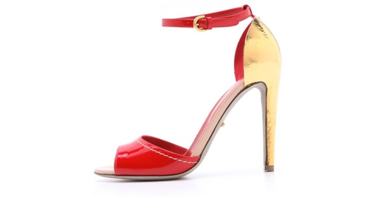 sergio rossi red shoes