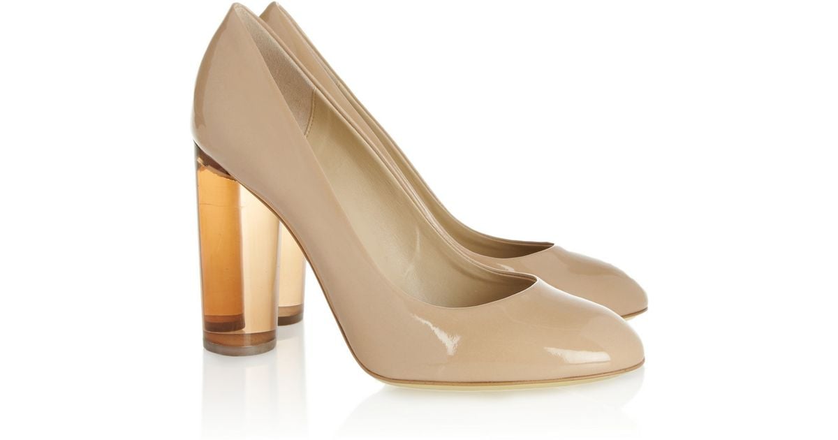 perspex pumps