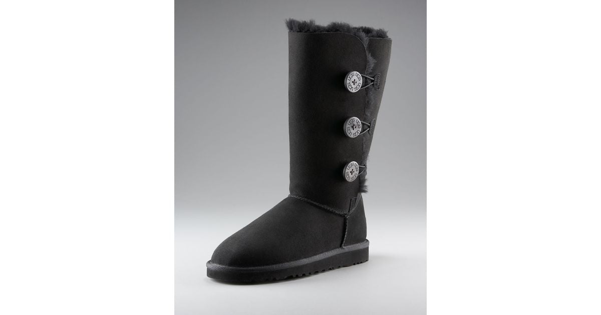 black tall bailey button uggs black tall bailey button uggs