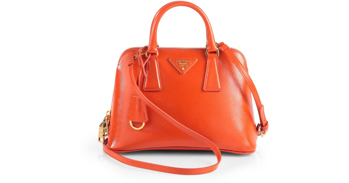 prada saffiano orange