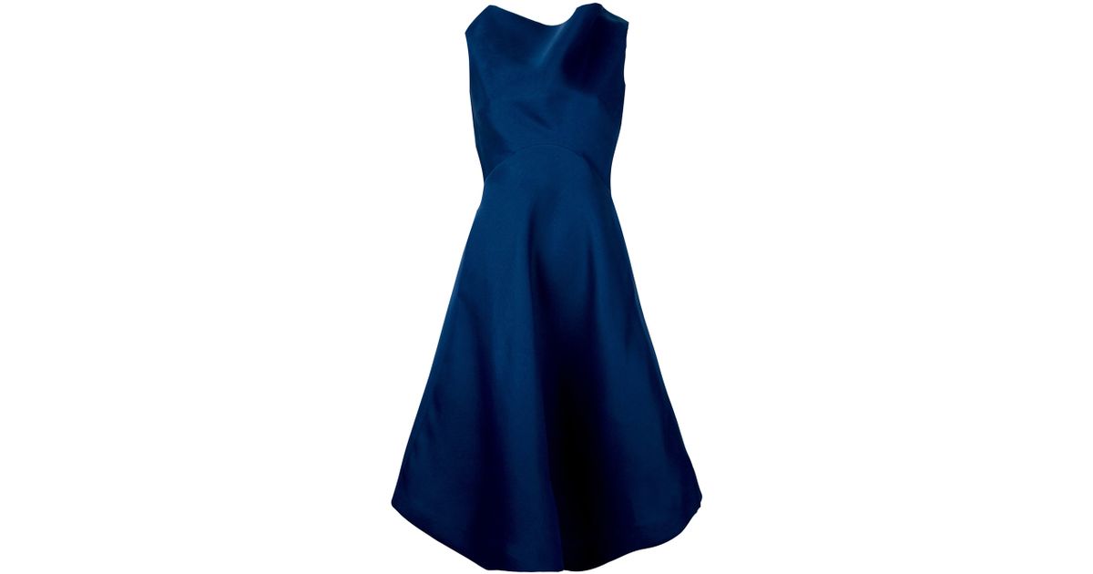 blue balenciaga dress