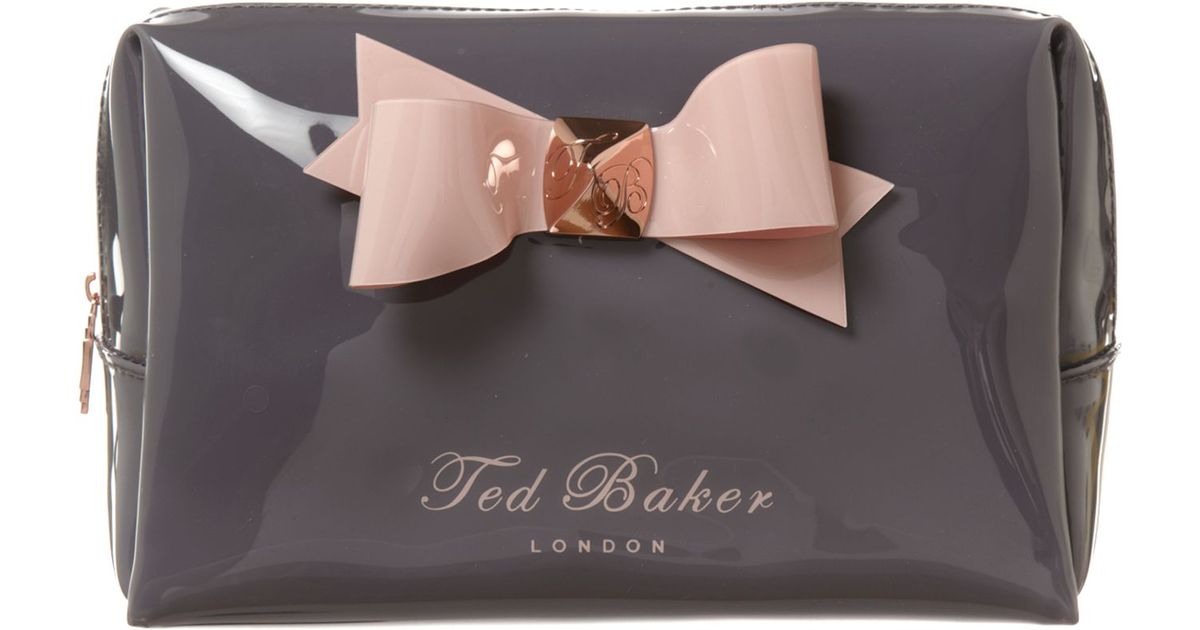 ted baker grey bag with bow
