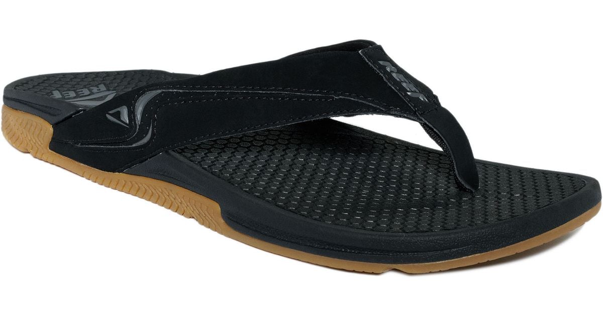 Reef Adjustable Arch Ii Thong Sandals in Black for Men | Lyst