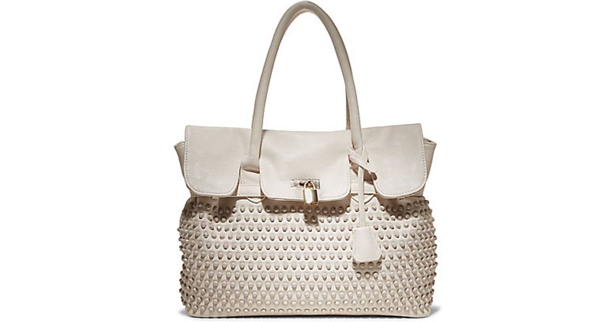 steve madden white tote