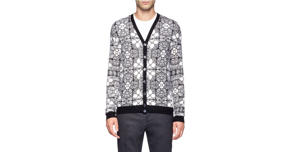 alexander mcqueen mens cardigan