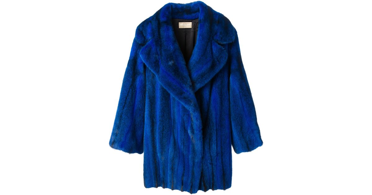 michael kors mink coat