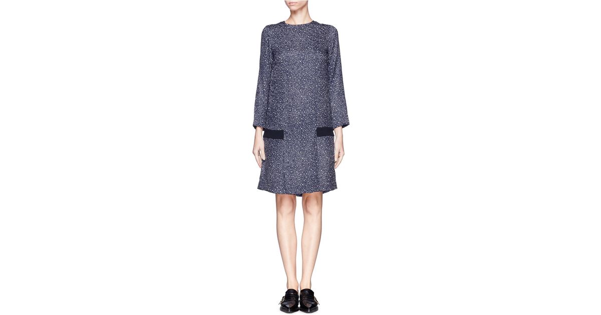 Chloé Crocheted Wool And Cotton-Blend Mini Dress in Black | Lyst