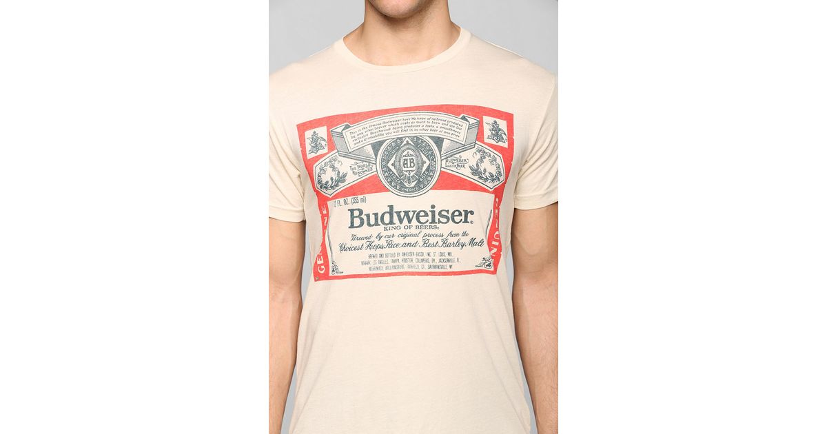 Lyst - Urban Outfitters Junk Food Budweiser Tee in White for Men