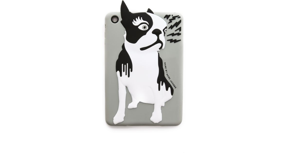 Lyst Marc By Jacobs Raised Olive Ipad Mini Case In Gray