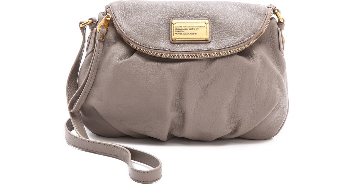 Lyst Marc By Jacobs Classic Q Natasha Cross Body Bag In Metallic