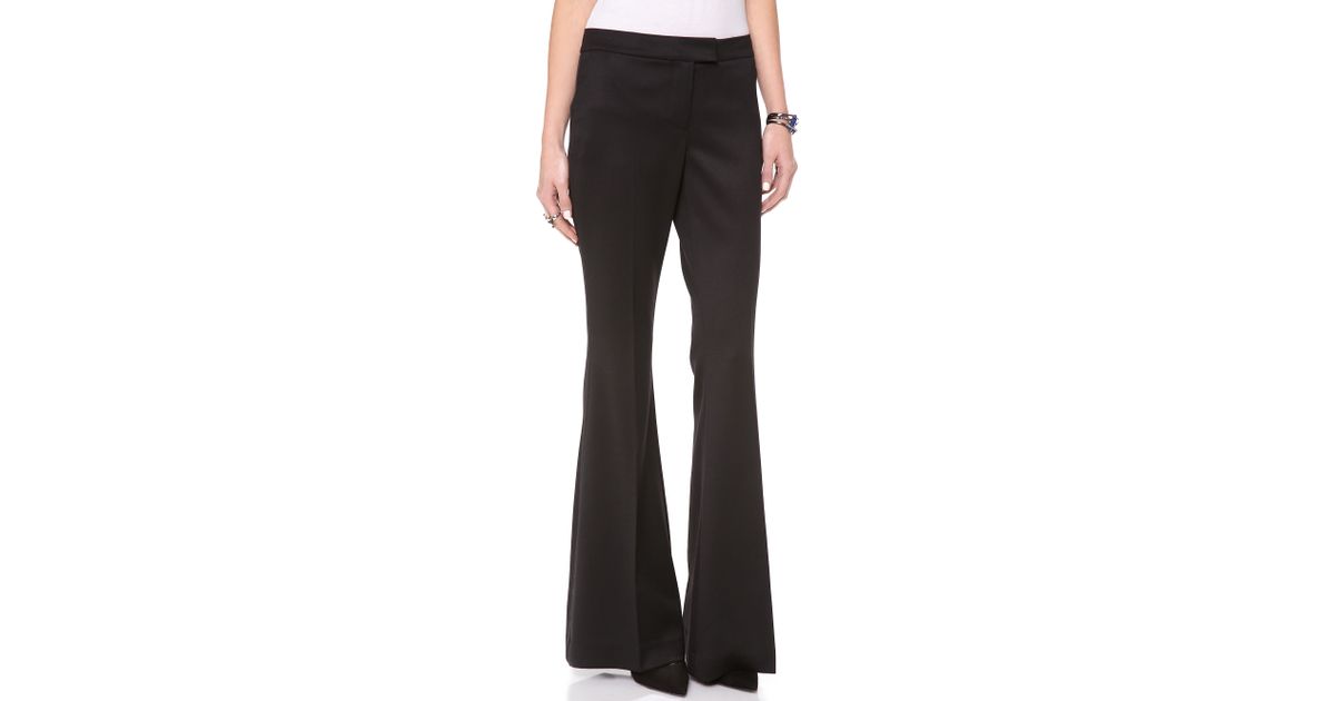 Lyst - Rachel Zoe Rachel Flare Pants in Black