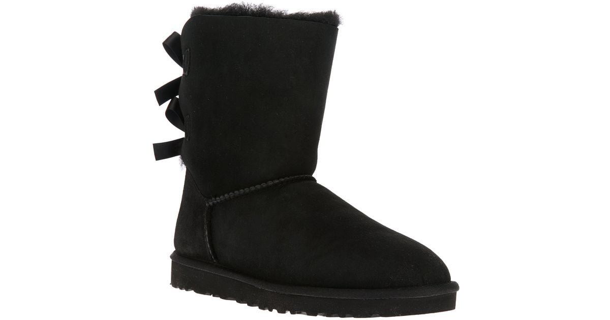 uggs with ribbon on back