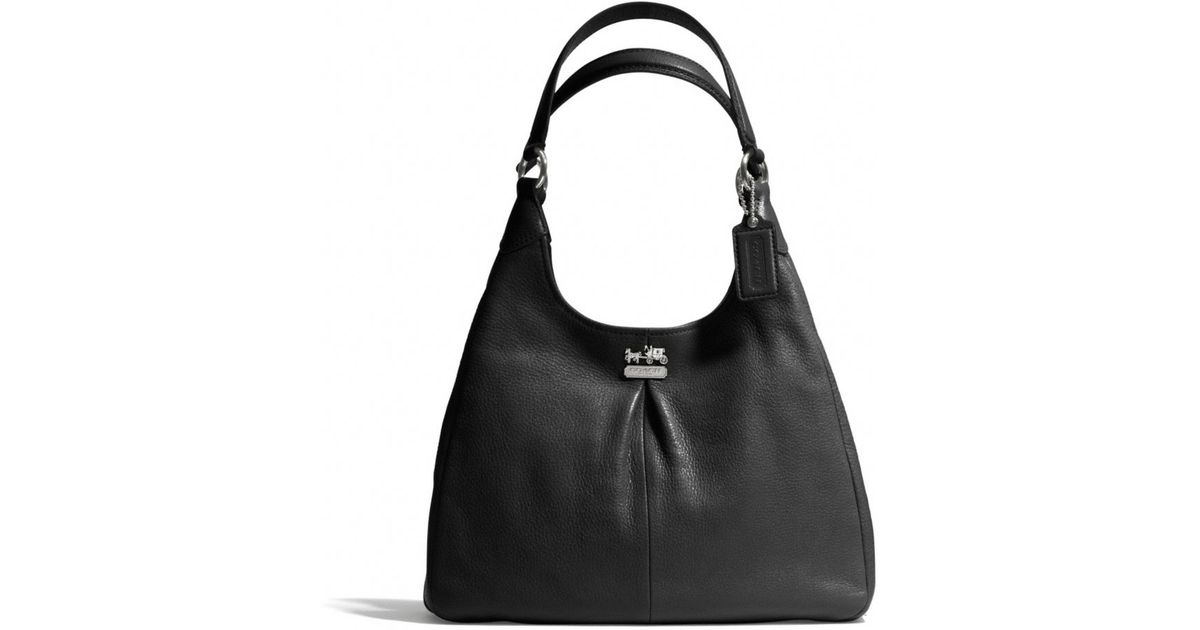 coach madison maggie leather shoulder bag