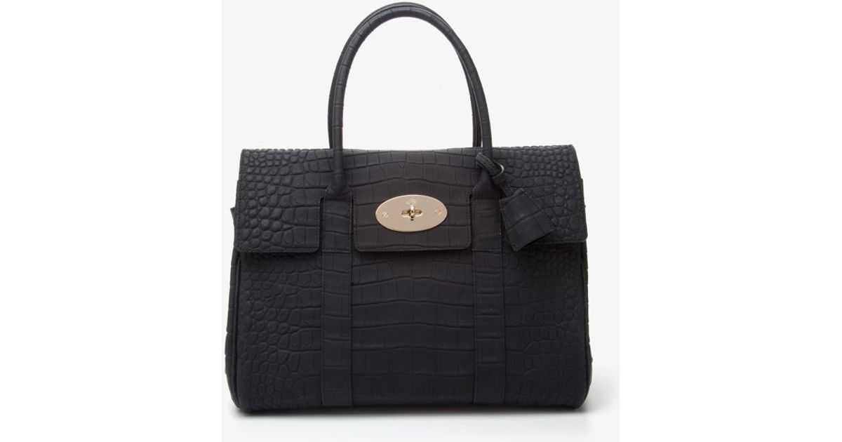 mulberry croc bayswater