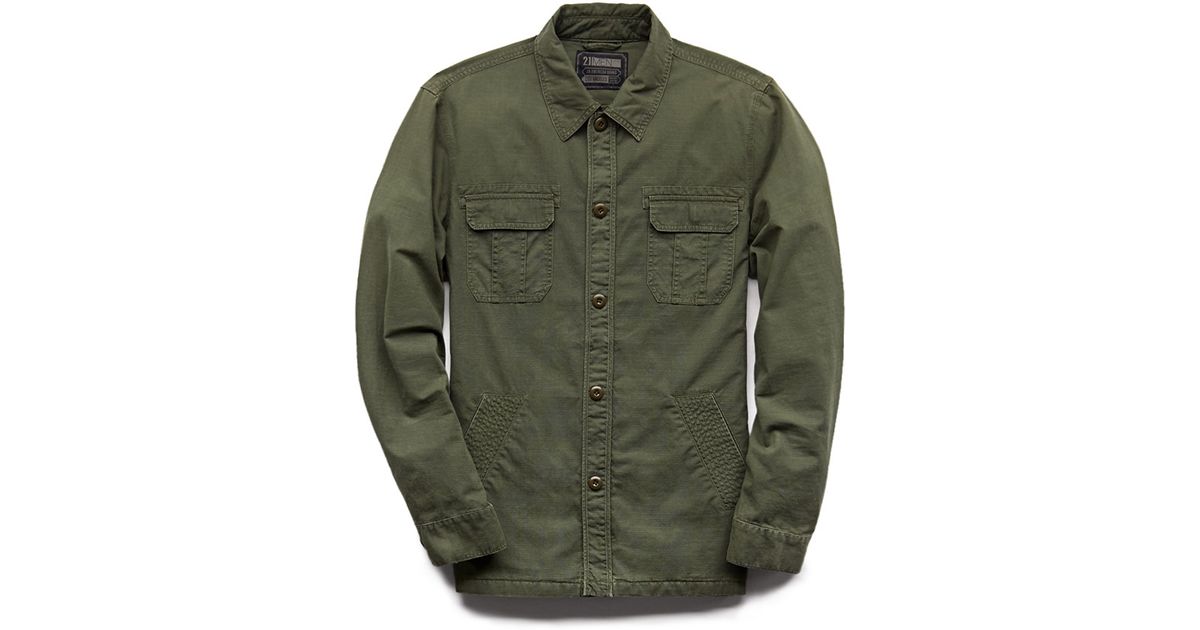 Lyst Forever 21 Minimalist Military Jacket in Green for Men