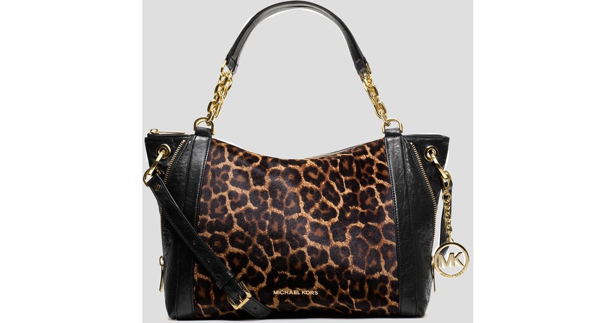 michael kors cheetah tote