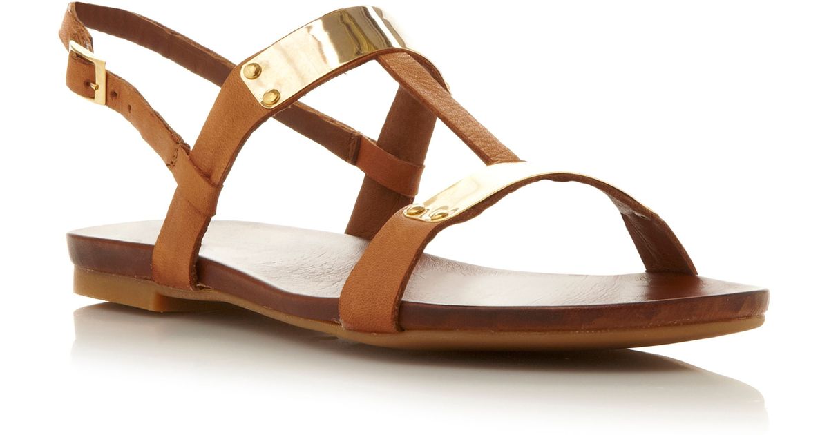 dune lorde sandals tan