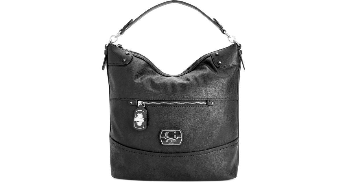 Lyst Guess Handbag Hazelton Hobo In Black