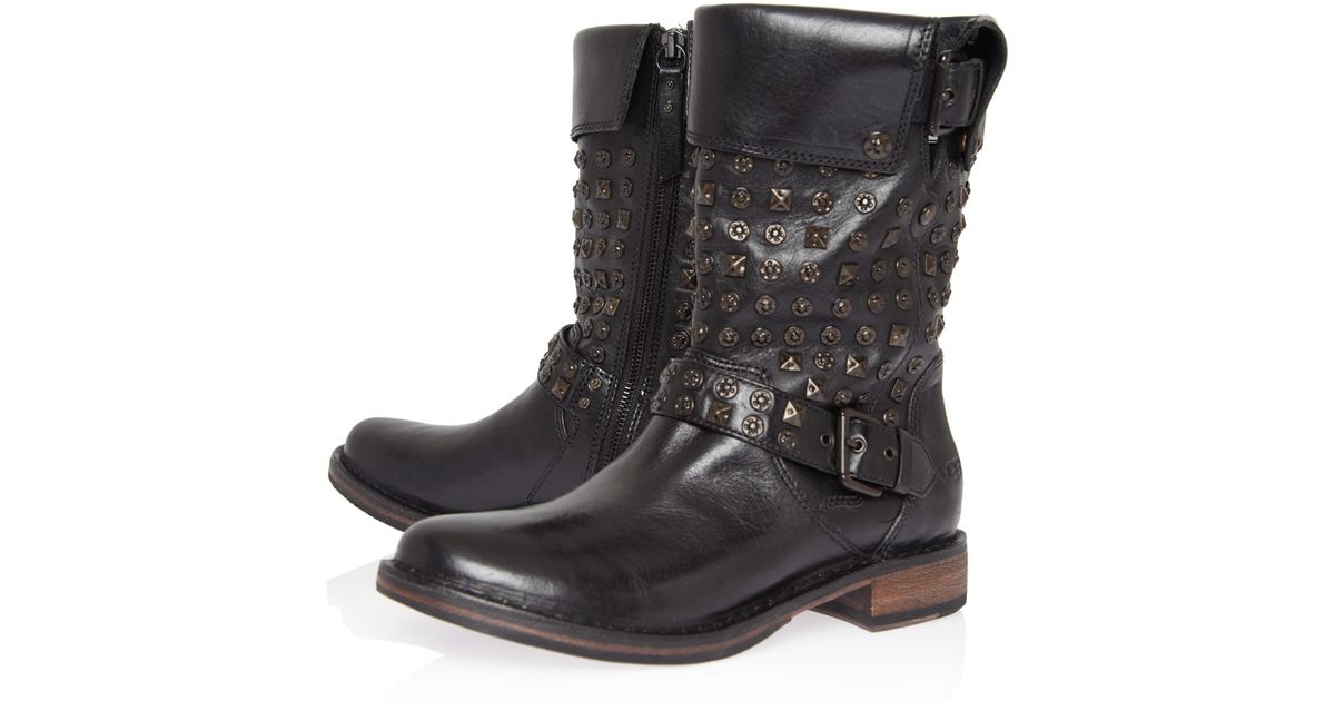 leather ugg biker boots uk