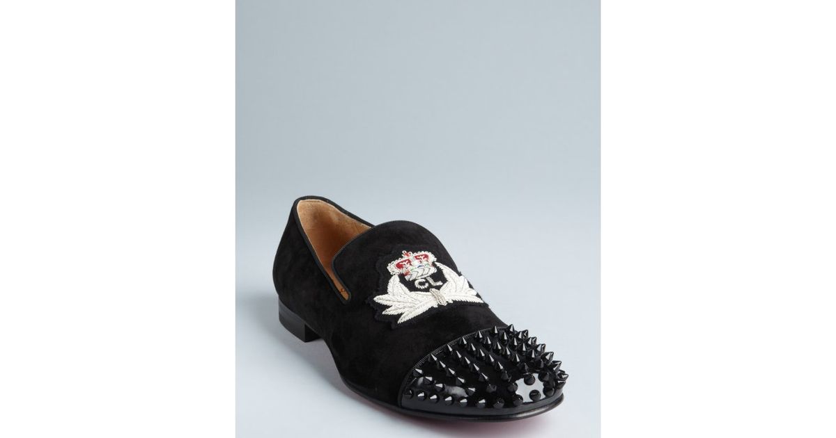 Christian louboutin Loafers in Black for Men | Lyst