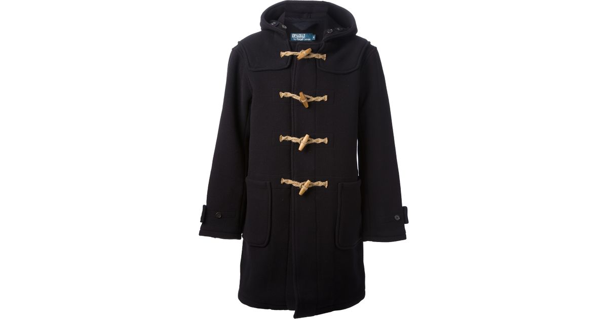 Lyst Polo Ralph Lauren Duffle Coat in Blue for Men