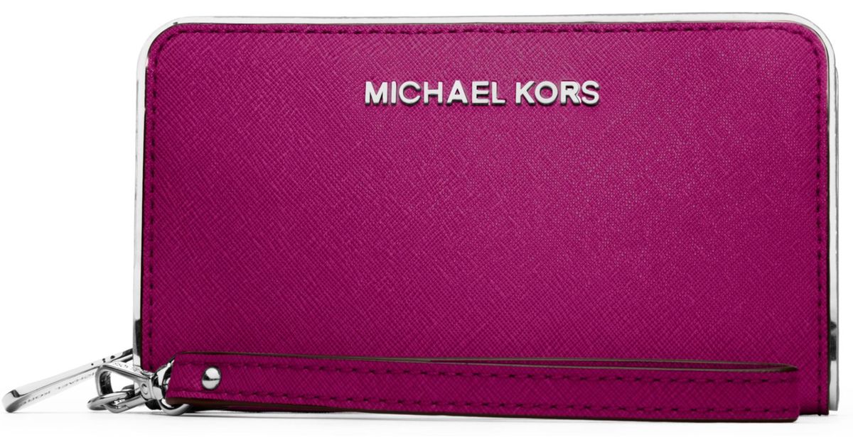 Lyst - Michael Kors Wallet in Purple