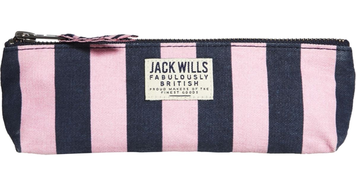 Lyst Jack Wills Pink and Navy Canvas Pencil Case