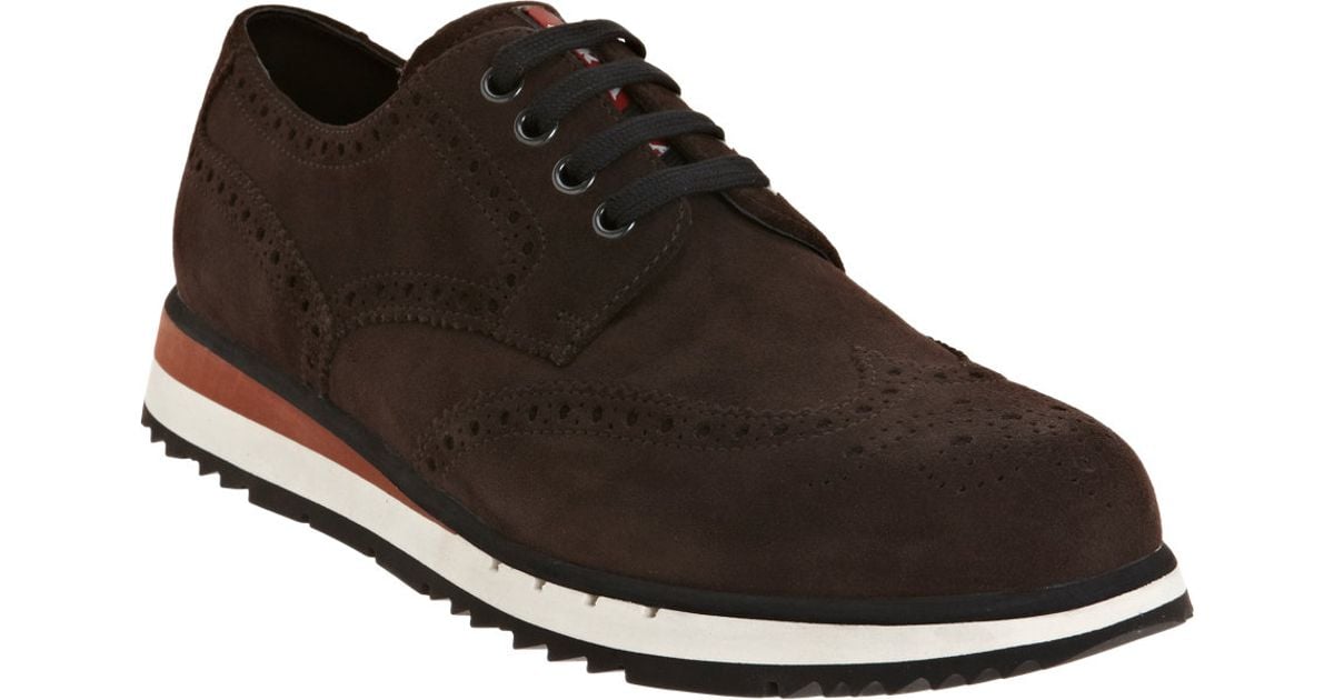 prada wingtip sneakers