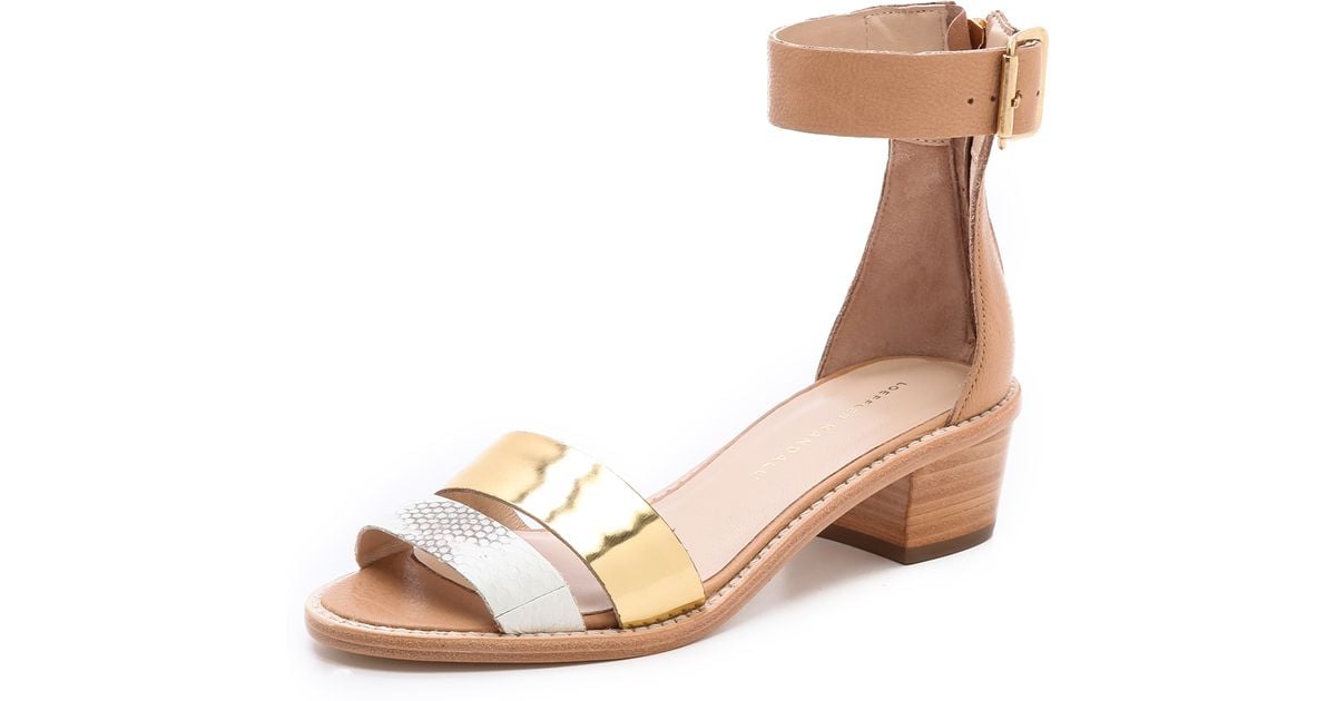 loeffler randall gold flats