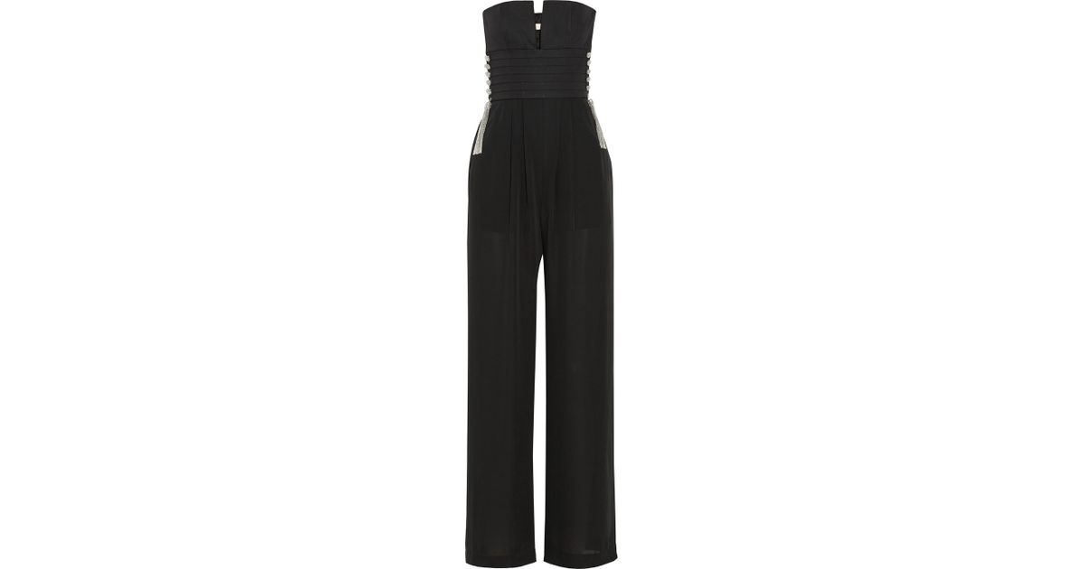 Lyst - Sass & Bide All About The Bass Silk Jumpsuit in Blue