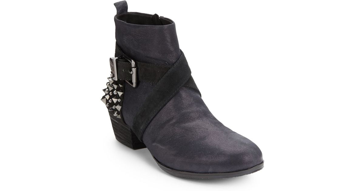 Lyst - Vince Camuto Marcin Studded Ankle Boots in Gray