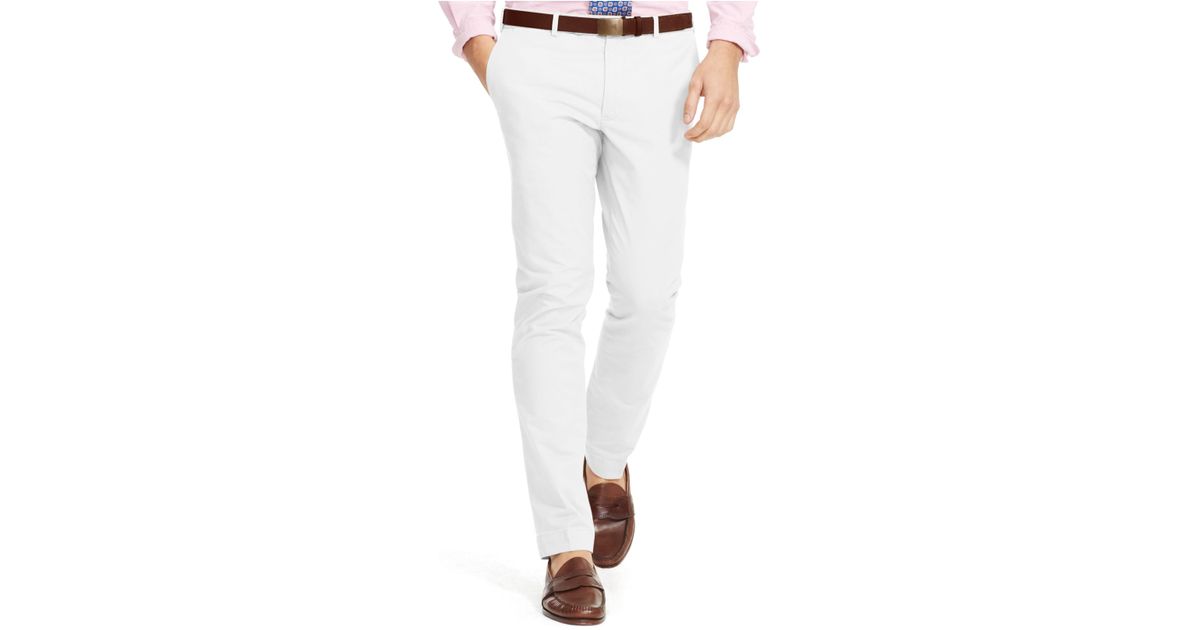 ralph lauren white chino pants