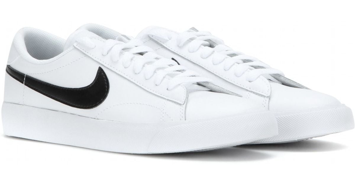 nike all leather tennis shoes