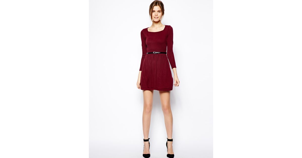 A-Line Dress with Belt